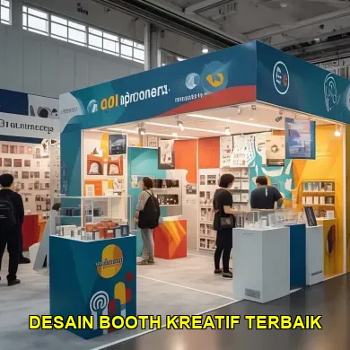 desain booth kreatif terbaik